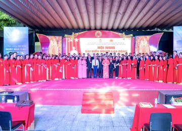 TĐ GDQT Nam Việt  tổ chức thành công Hội nghị Đại biểu Người lao động năm học 2022 - 2023