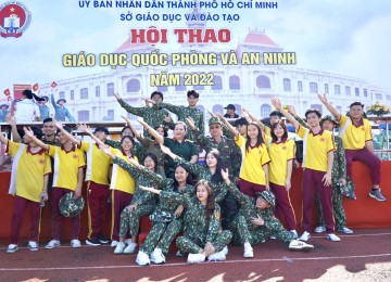 Trãi nghiệm tuyệt vời của học sinh Nam Việt tại Hội thao GD Quốc phòng và An ninh khối THPT 2022