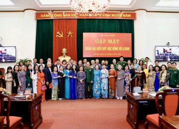 Ban lãnh đạo Tập đoàn Giáo dục Quốc tế Nam Việt vinh dự gặp mặt Bộ Quốc Phòng 