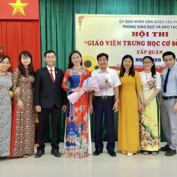 Giáo viên tiêu biểu tham dự kì thi Giáo viên giỏi Quận Tân Phú